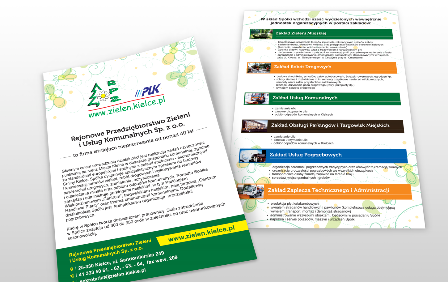 ULOTKI / PLAKATY / WIZYTOWKI